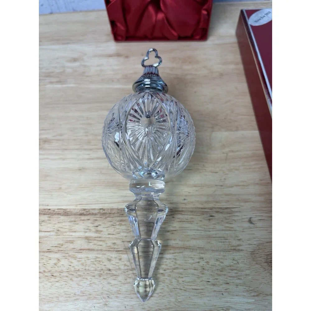 Waterford Crystal SPIRE ORNAMENT WITH ENHANCER - New in Box - #151922 2010